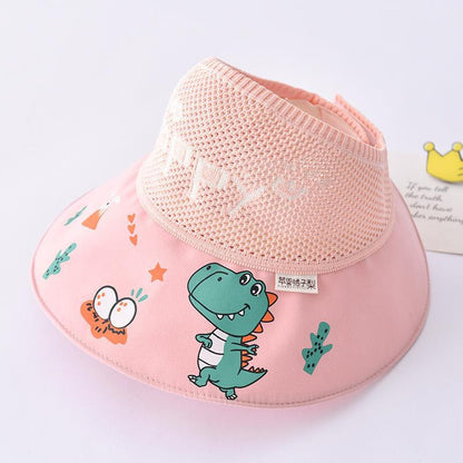 Children's sunscreen hats Summer hat Boy baby sun hat Boys and girls Kindergarten Student empty sun hats