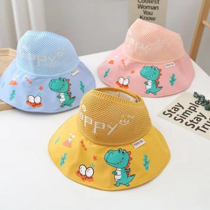 Children's sunscreen hats Summer hat Boy baby sun hat Boys and girls Kindergarten Student empty sun hats