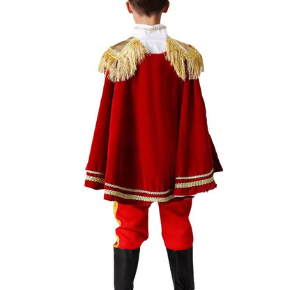 Prince Clothing Children's Halloween Boys Clothes King Cosplay Dress Performance Performance Makeup Clothing