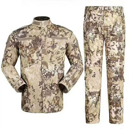 ACU python pattern CP outdoor second -generation camouflage suit suit men's equipment training suit training uniforms