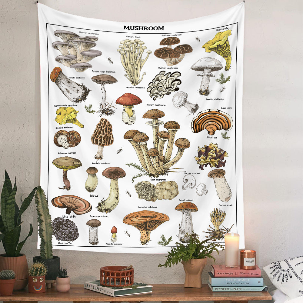 Tapery blanket Amazon Posmian Polish Tapery Background Cloth INS Wind Froke Flower Photo Mushroom Mushroom Polish Campaign