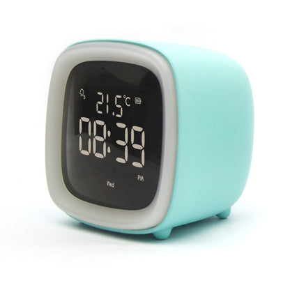 Meng pet tv alarm clock student uses creativity, simple, cute digital clock alarm multi -function bedside electronic clock