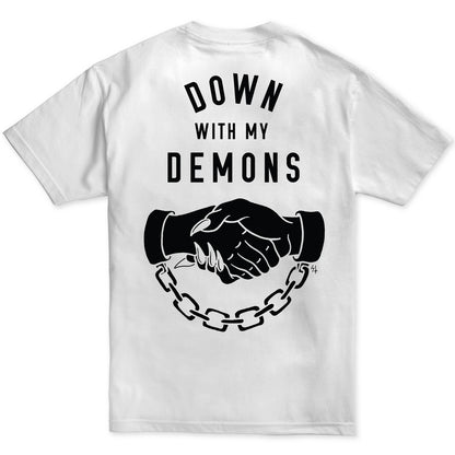 DOWN WITH MY DEMONS Men's T-shirt