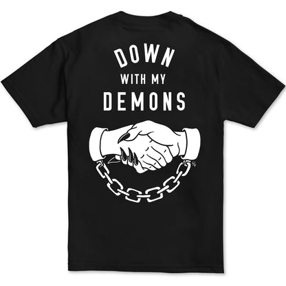 DOWN WITH MY DEMONS Men's T-shirt