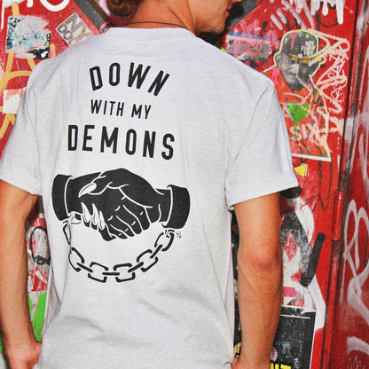 DOWN WITH MY DEMONS Men's T-shirt