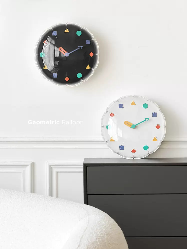 Bubble balloon hanging clock pendulum home furnishings tabletop office desk porch clock living room art