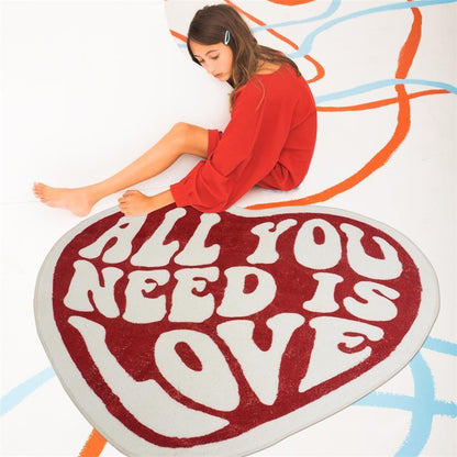 All You Need Is Love Accent Rug